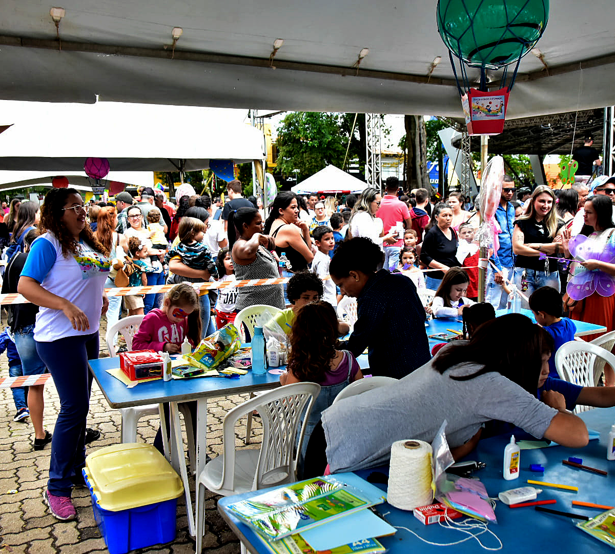 Dia das Crianças em Tatuí tem várias atividades grátis na Praça da Matriz