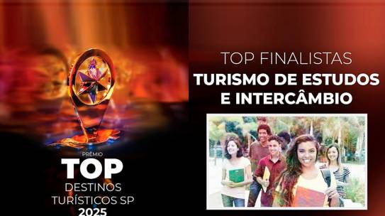 Tatuí é “top finalista” do “Top Destinos” em turismo de estudos