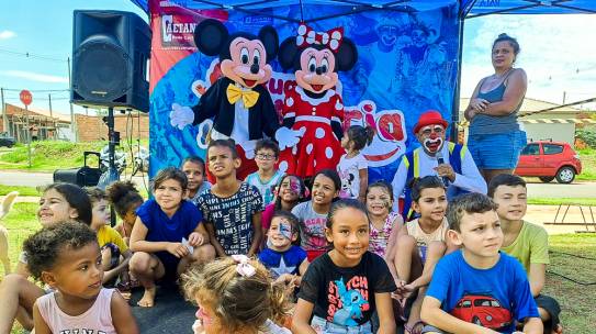 Projeto Rua da Alegria de Tatuí ocorre neste domingo em praça da vila Brasil