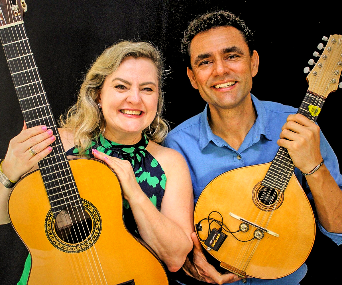 Duo Retratos faz show de música popular no CEU das Artes de Tatuí neste dia 13