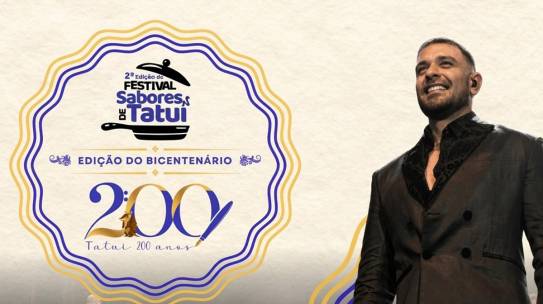 Diogo Nogueira faz show no Festival Sabores de Tatuí